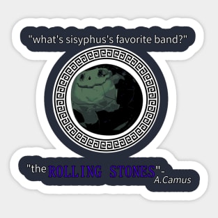 sisyphus's favorite band Sticker